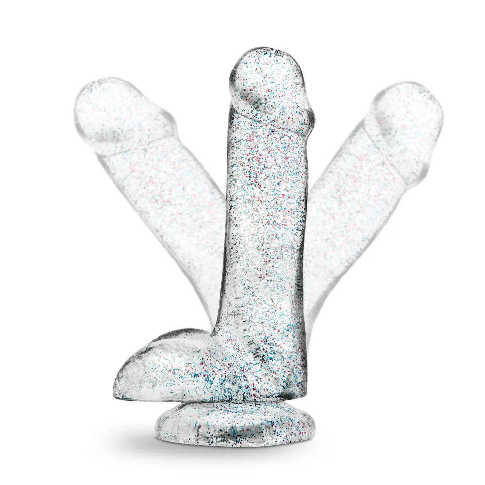 Blush Dildo Blush Naturally Yours 6 Inch Glitter Dildo
