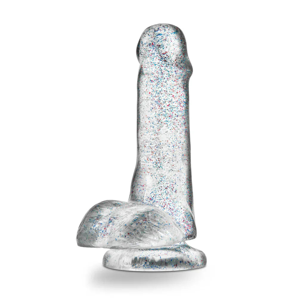 Blush Dildo Blush Naturally Yours 6 Inch Glitter Dildo