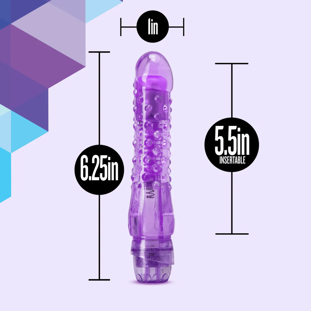 Blush Vibrators Blush Naturally Yours Purple Bump n Grind