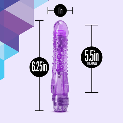 Blush Vibrators Blush Naturally Yours Purple Bump n Grind