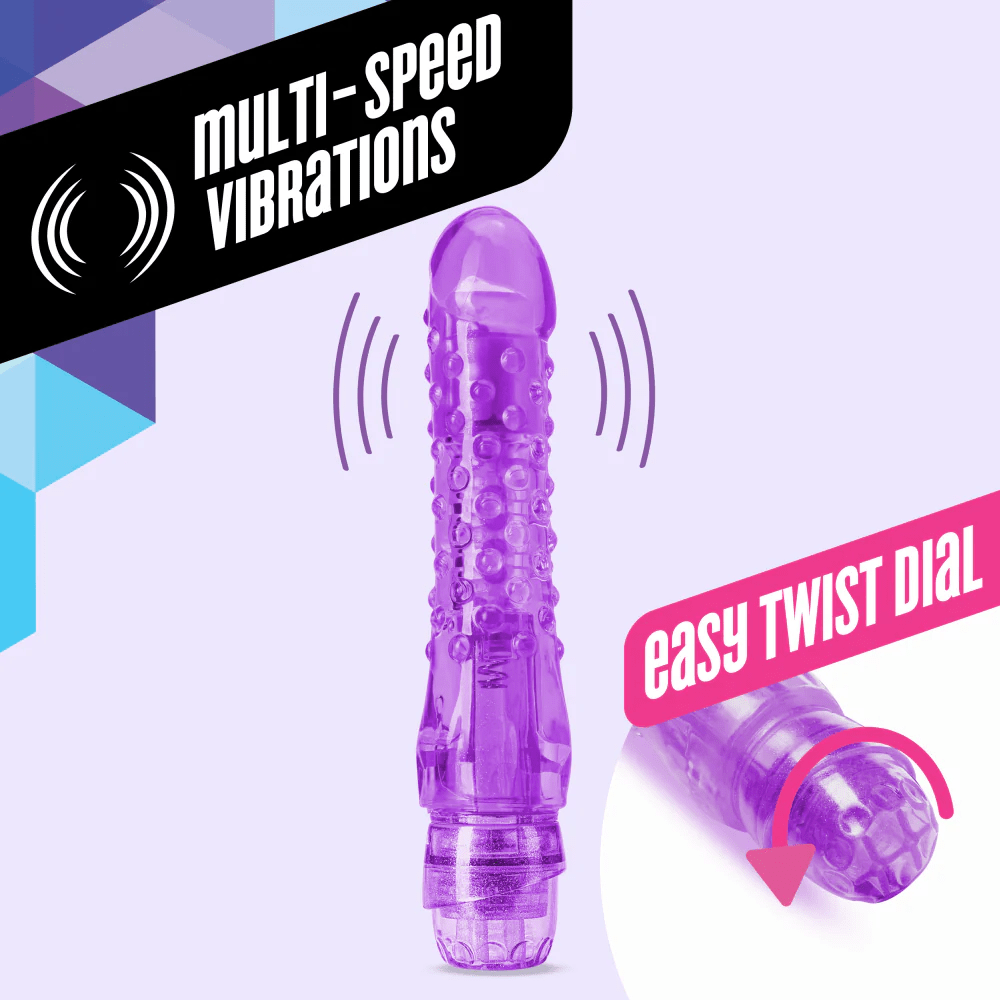 Blush Vibrators Blush Naturally Yours Purple Bump n Grind