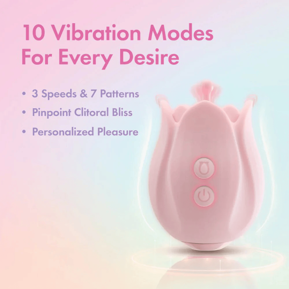 Blush Clitoral Stimulators Blush Play With Me Romantic Rose Clitoral Stimulator