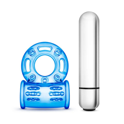 Blush Cock Rings Blush Stay Hard 10 Function Vibrating Bull Ring
