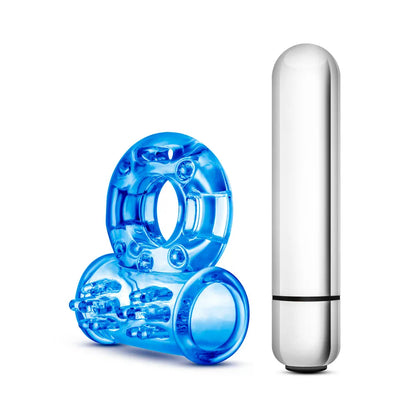 Blush Cock Rings Blush Stay Hard 10 Function Vibrating Bull Ring