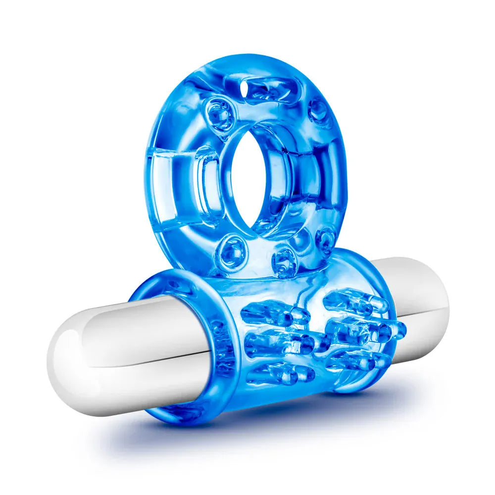 Blush Cock Rings Blush Stay Hard 10 Function Vibrating Bull Ring