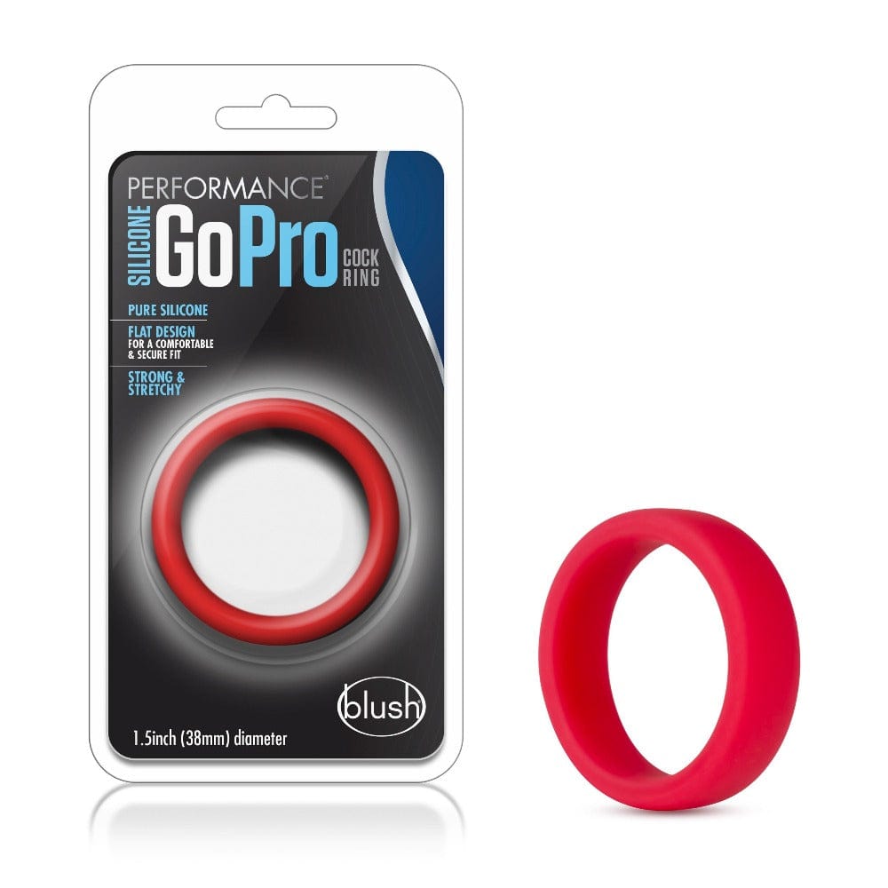 Blush Cock Rings Red Blush Performance Silicone GoPro Cock Ring