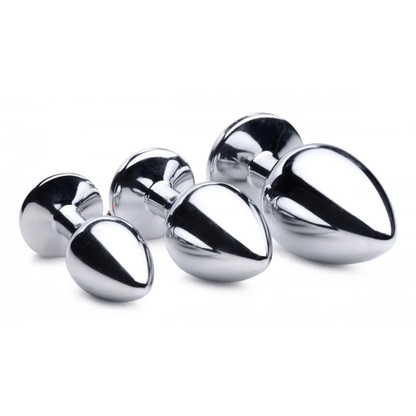 Booty Sparks Anal Toys Booty Sparks Red Gem Anal Plug Set with Jingle Bells