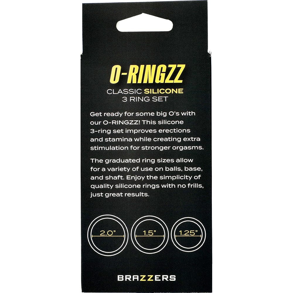 Brazzers Cock Rings Brazzers O-Ringzz 3pc Silicone Ring Set