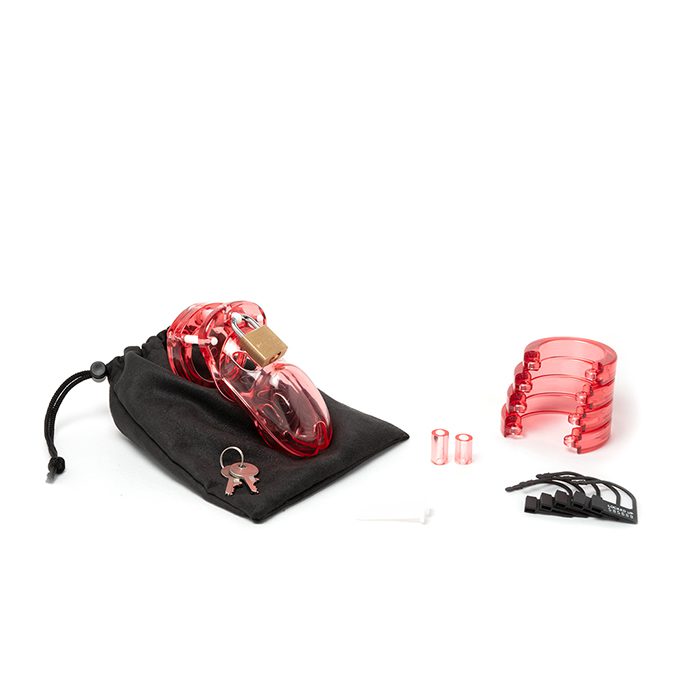 CB-X CB-3000 Cock Cage Kit Red - XOXTOYS