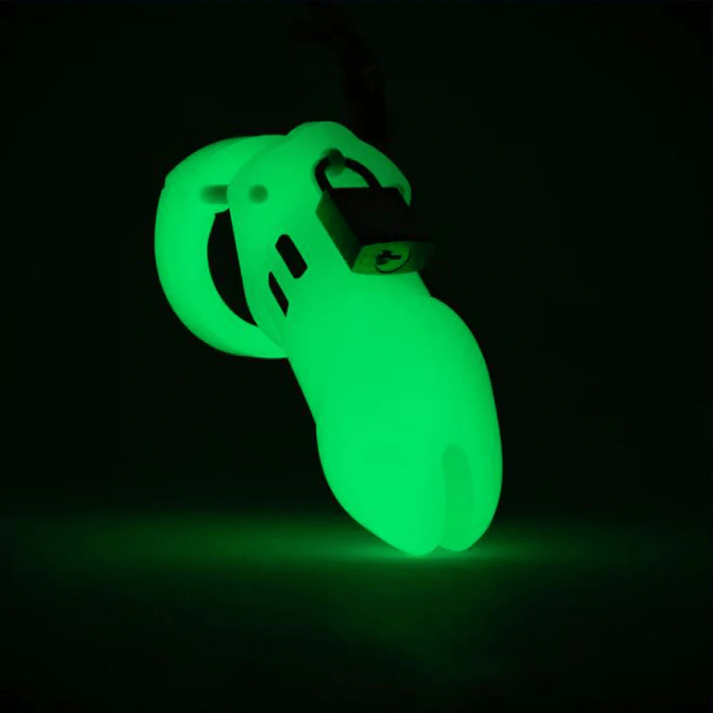 CB-X Chastity Device CB-X CB-6000 Cock Cage Kit Glow in the Dark