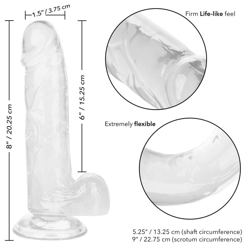 CALEXOTICS Dildos Calexotics Queen 6” Jelly Dildo