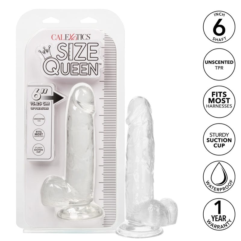 CALEXOTICS Dildos Calexotics Queen 6” Jelly Dildo