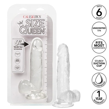 CALEXOTICS Dildos Calexotics Queen 6” Jelly Dildo