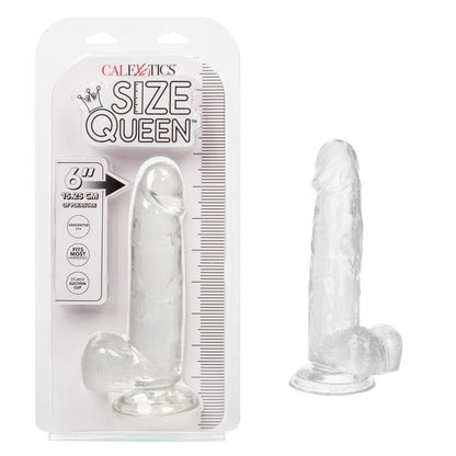 CALEXOTICS Dildos Clear Calexotics Queen 6” Jelly Dildo