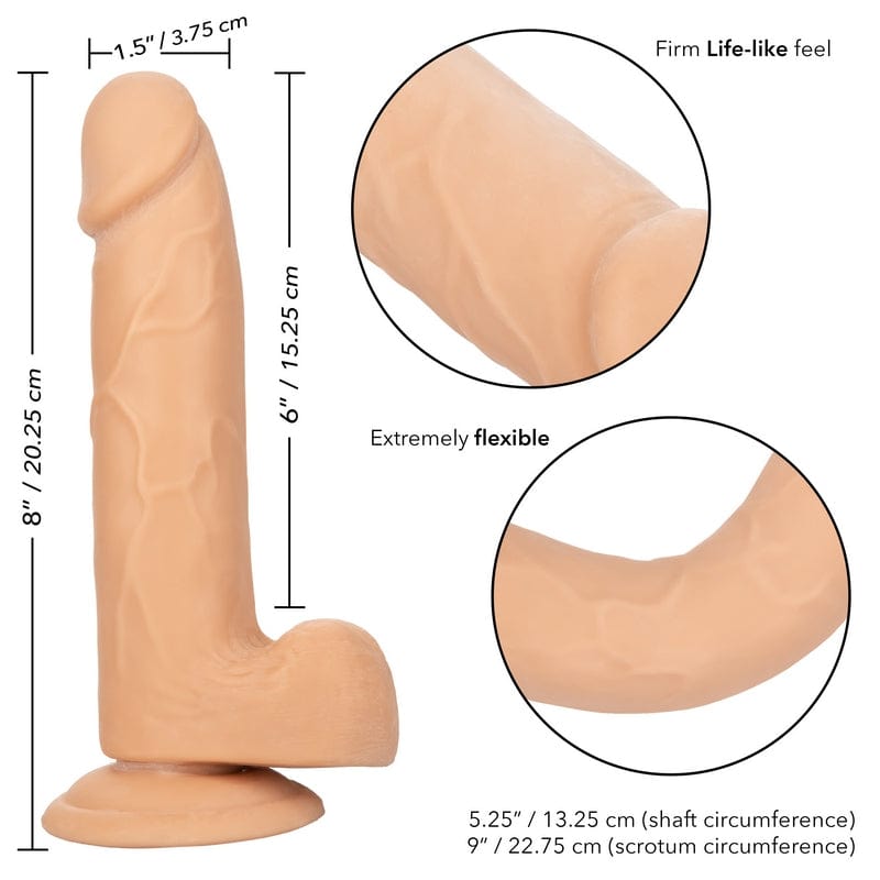 CALEXOTICS Dildos Calexotics Queen 6” Jelly Dildo