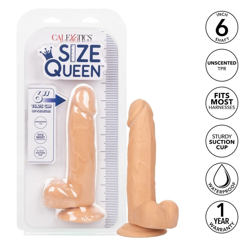 CALEXOTICS Dildos Calexotics Queen 6” Jelly Dildo