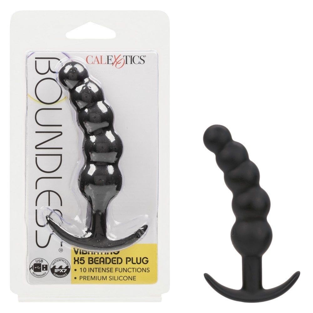CALEXOTICS Anal Toys Calexotics Boundless Vibrating X5 Beaded Plug