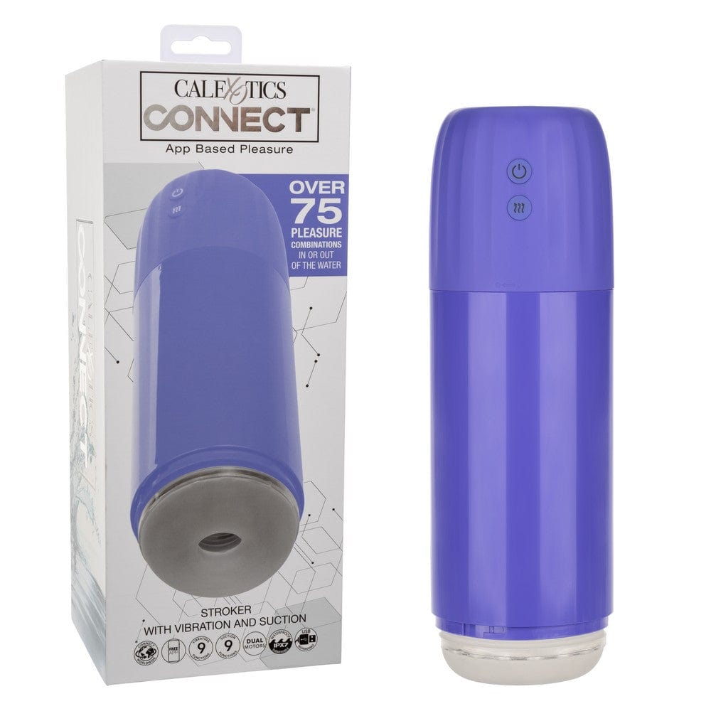 CALEXOTICS Male Masturbators Calexotics Connect Vibrating Stroker with Suction