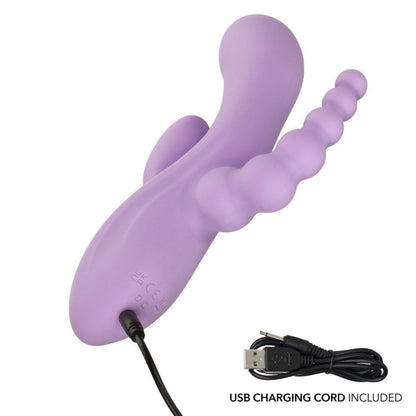 CALEXOTICS Rabbit Vibrators Calexotics Flex Bend & Hold Triple Rumbler