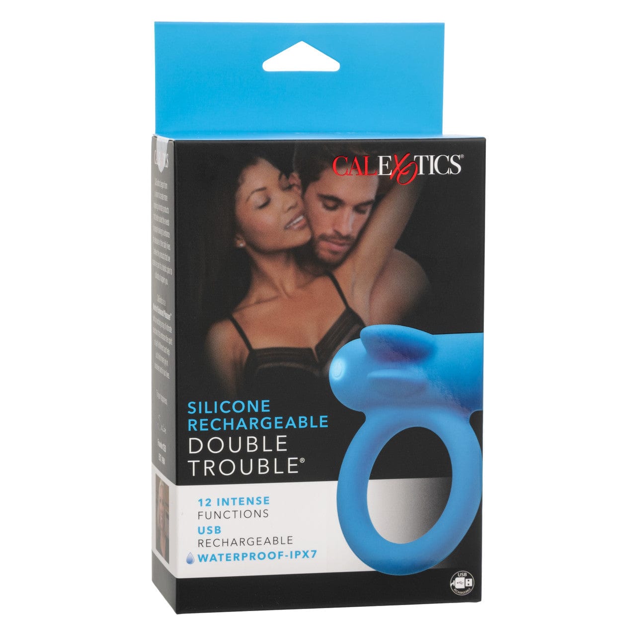 CALEXOTICS Cock Rings Calexotics Silicone Rechargeable Double Trouble Cock Ring
