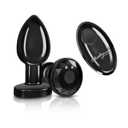 Viben Anal Toys Cheeky Charms Gunmetal Vibrating Metal Plug