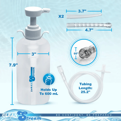 Clean Stream Douche/Enema Clean Stream XL Enema Bottle with 3 Attachments