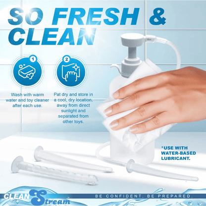 Clean Stream Douche/Enema Clean Stream XL Enema Bottle with 3 Attachments