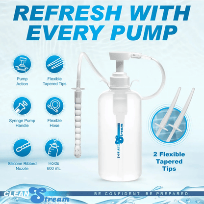 Clean Stream Douche/Enema Clean Stream XL Enema Bottle with 3 Attachments