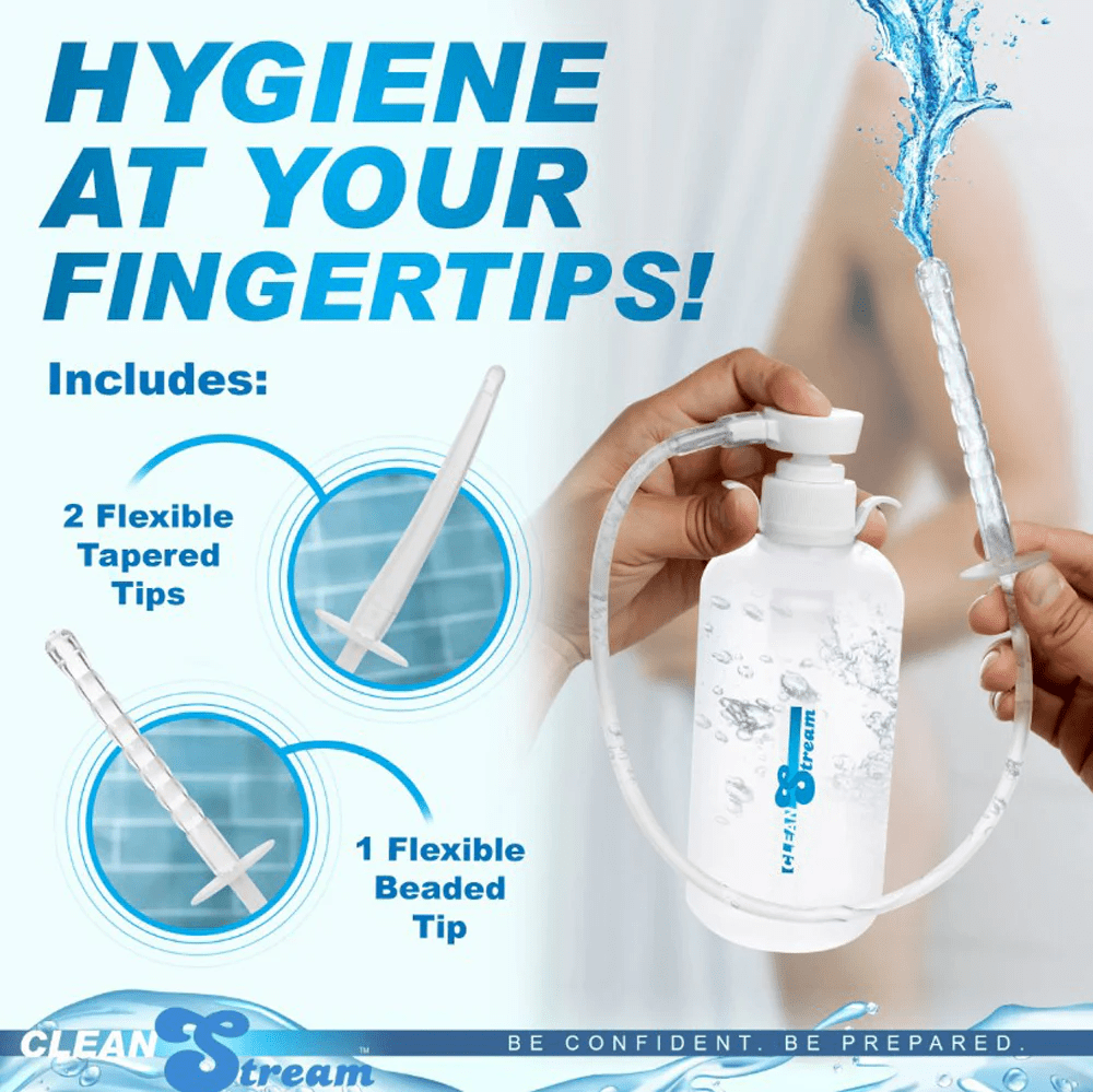 Clean Stream Douche/Enema Clean Stream XL Enema Bottle with 3 Attachments