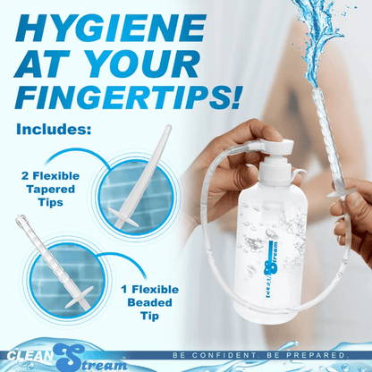 Clean Stream Douche/Enema Clean Stream XL Enema Bottle with 3 Attachments