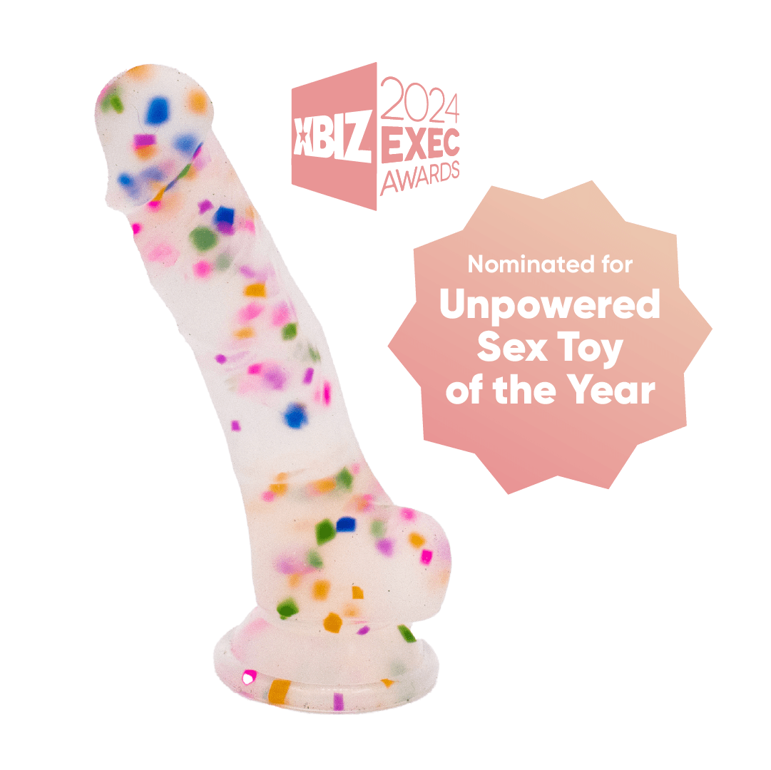 Natalie's Toybox Dildos Natalie's Toybox Cock-A-Palooza Confetti Silicone Dildo