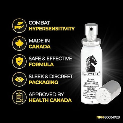 Colt Male Enhancement Colt Desensitizer Spray for Men