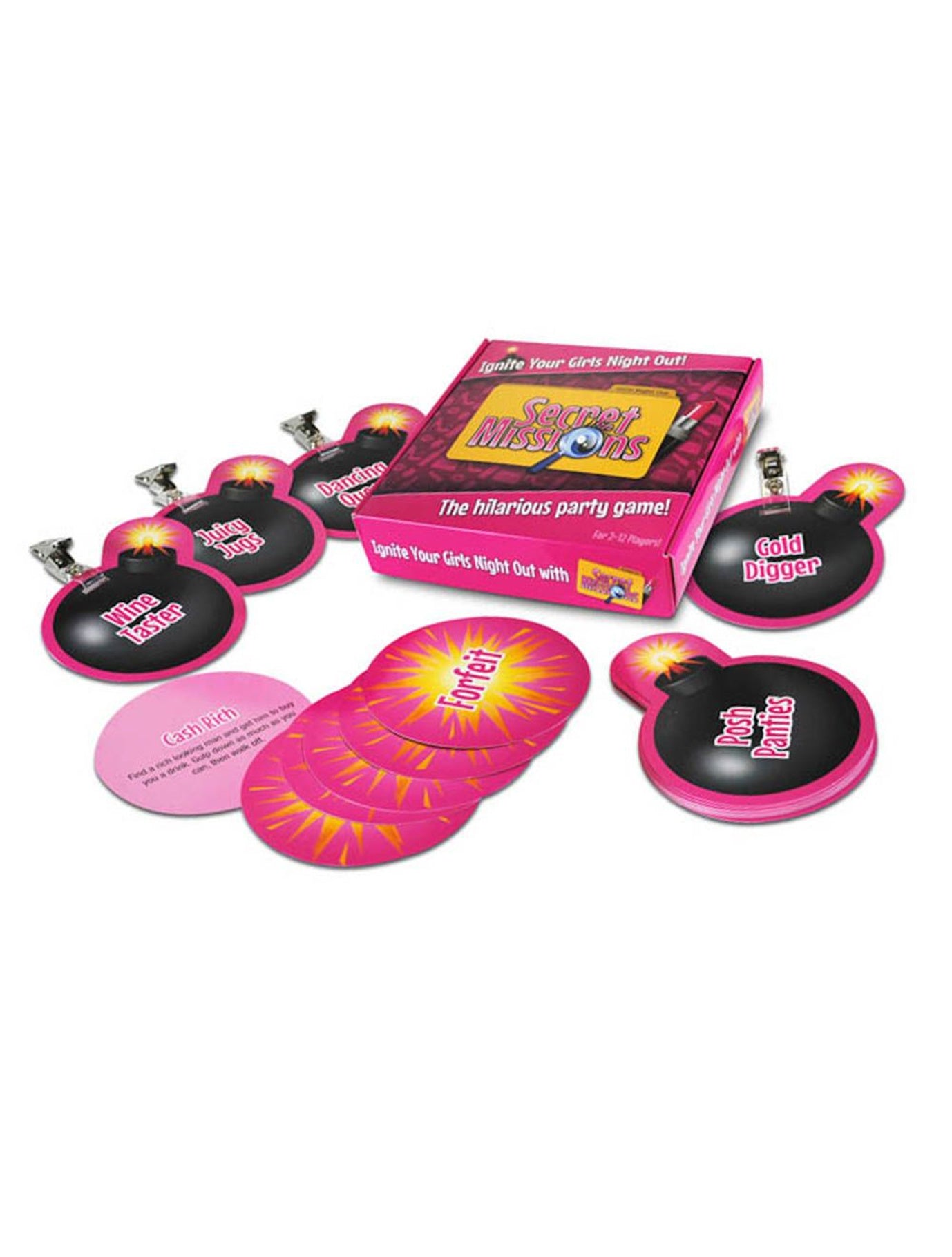 Creative Conceptions Secret Mission Girls Night Out Game - XOXTOYS