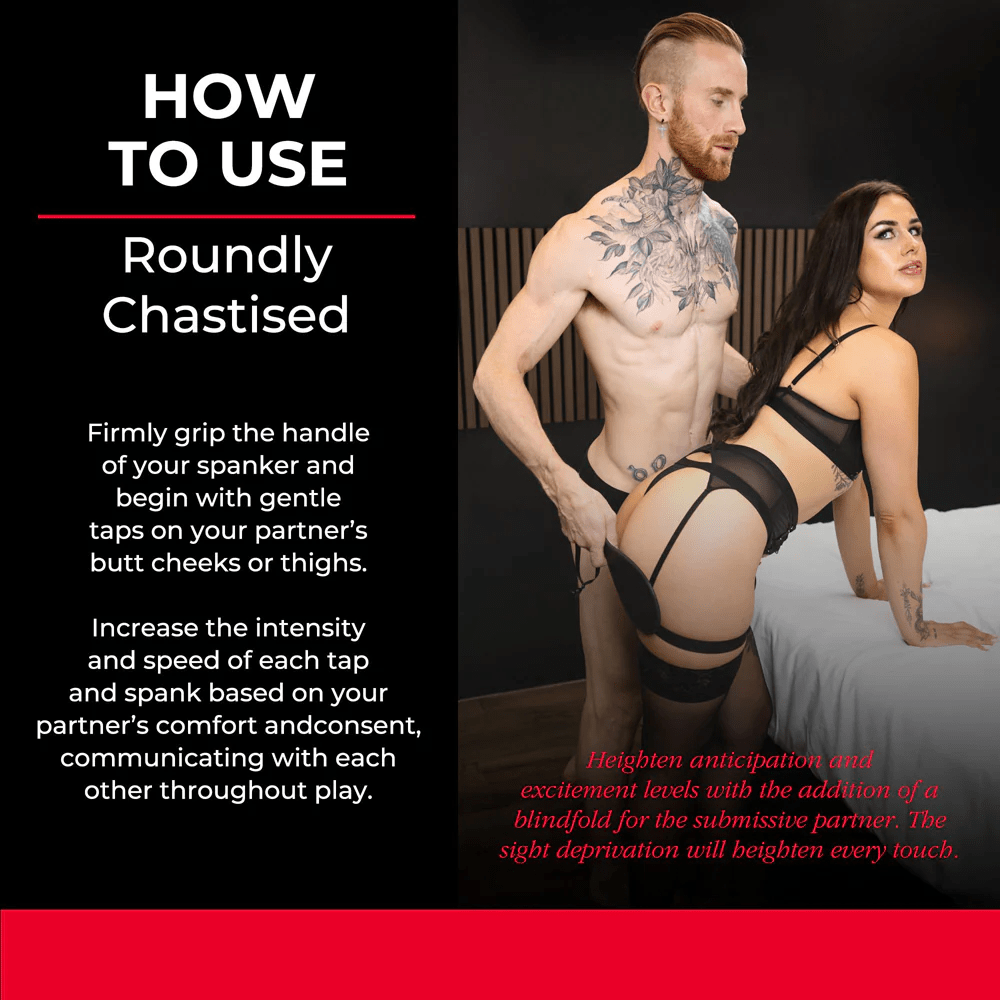 Creative Conceptions BDSM Creative Conceptions Sei Mio Roundly Chastised Broad Circular Spanking Paddle