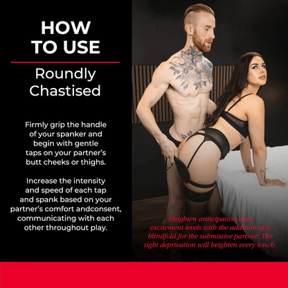 Creative Conceptions BDSM Creative Conceptions Sei Mio Roundly Chastised Broad Circular Spanking Paddle