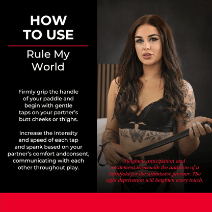 Creative Conceptions BDSM Creative Conceptions Sei Mio Rule My World Flexible High Impact Paddle