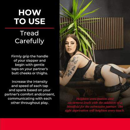 Creative Conceptions BDSM Creative Conceptions Sei Mio Tread Carefully Tyre Textured Spanking Paddle