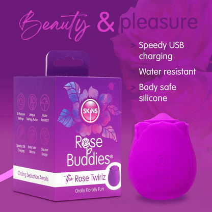 Creative Conceptions Clitoral Stimulators Creative Conceptions Skins Rose Buddies The Rose Twirlz