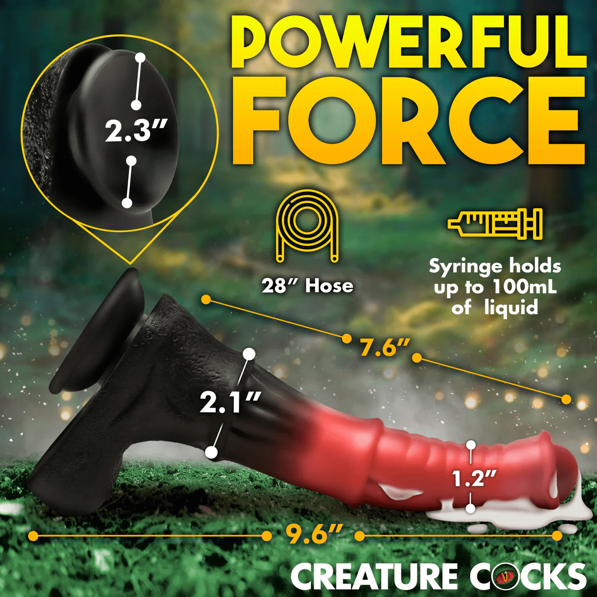 Creature Cocks Dildo Creature Cocks Centaur Explosion Squirting Silicone Dildo