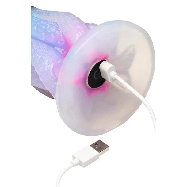Creature Cocks Creature Cocks Cocktopus Deluxe Glow-in-the-Dark Vibrating Silicone Dildo