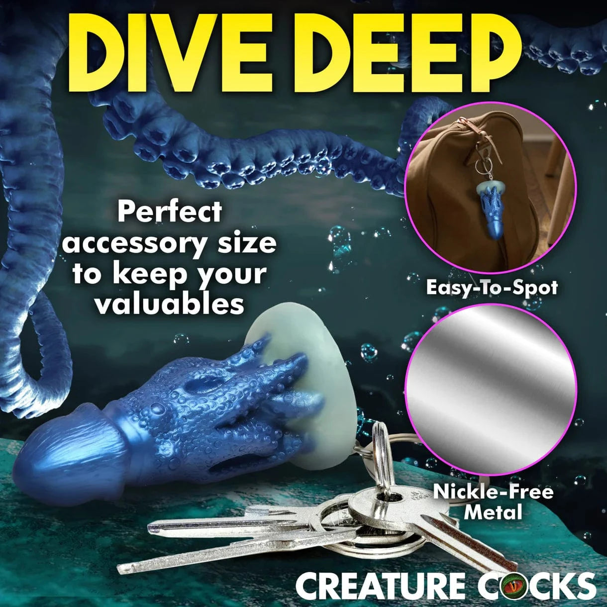 Creature Cocks Creature Cocks Cocktopus Keychain