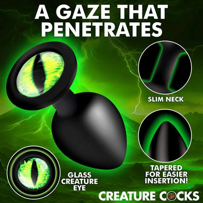 Creature Cocks Creature Cocks Creature Eye Silicone Butt Plug Medium