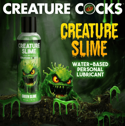 Creature Cocks Water Based Lube Creature Cocks Creature Slime Green Slime