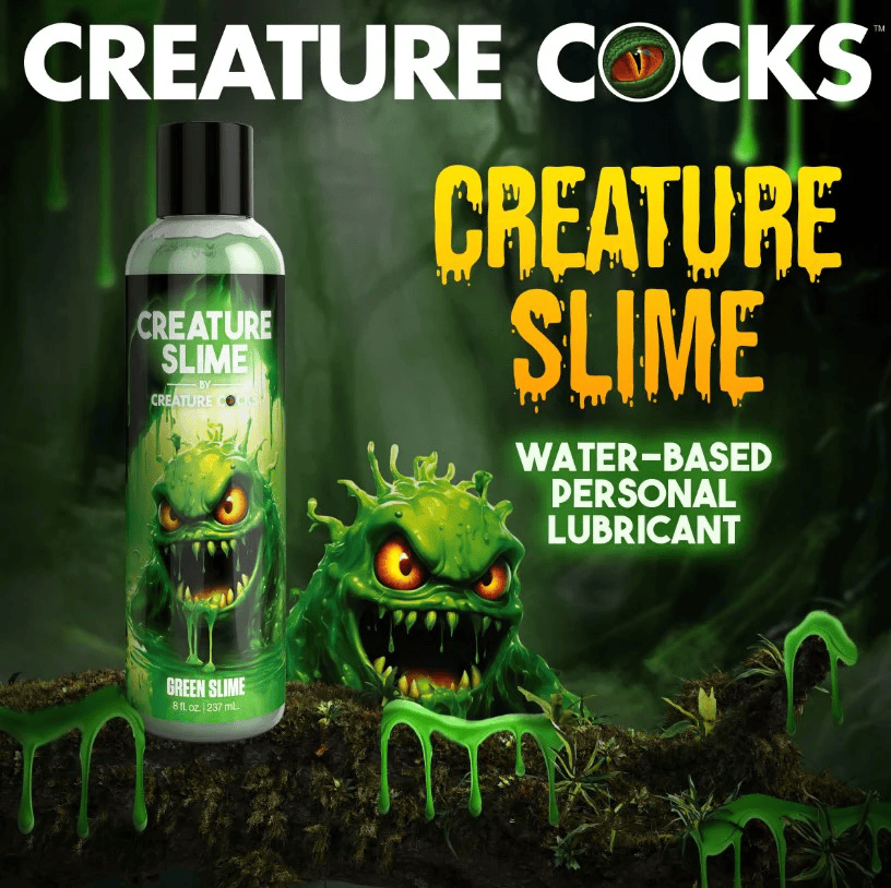 Creature Cocks Water Based Lube Creature Cocks Creature Slime Green Slime