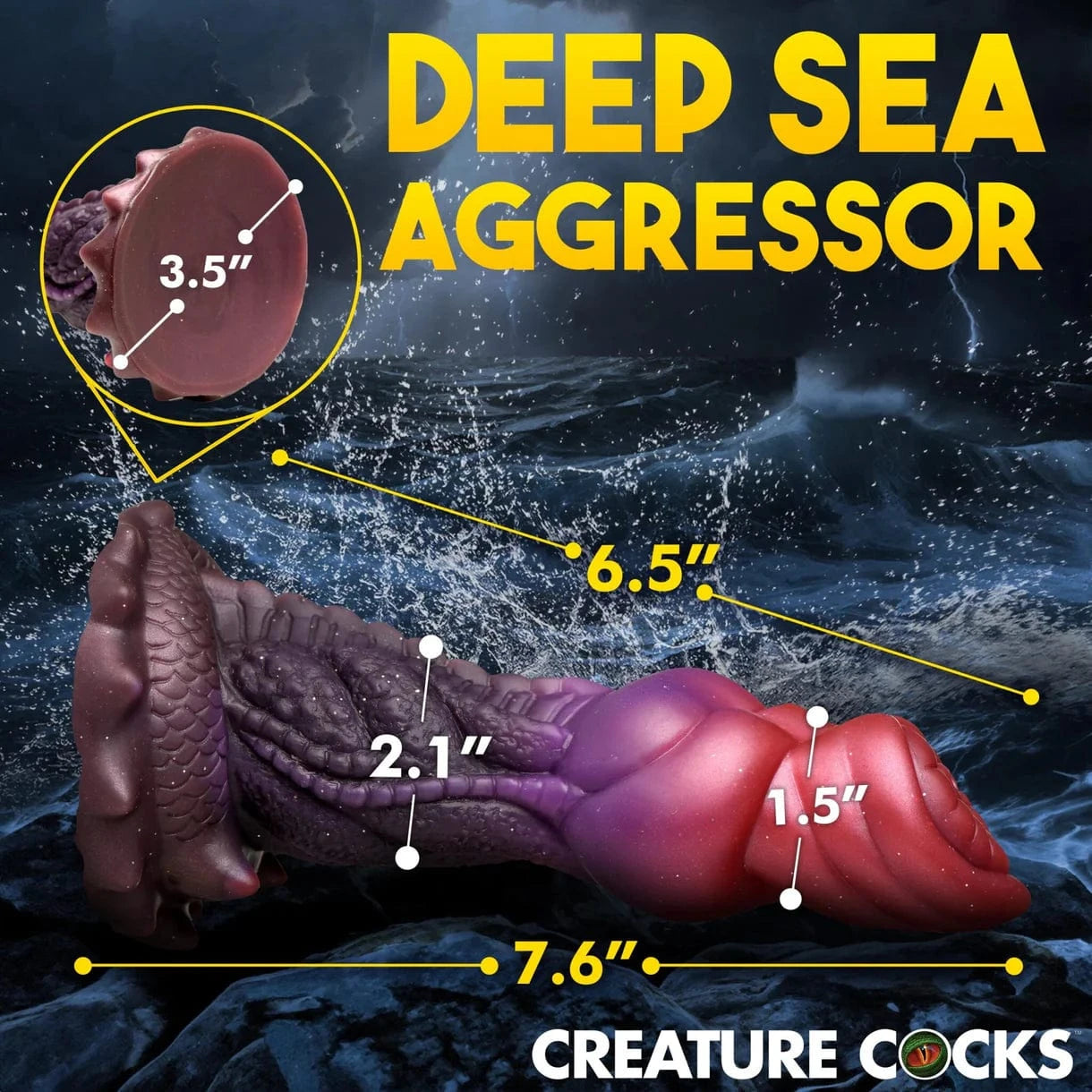 Creature Cocks Creature Cocks Deep Diver Silicone Dildo