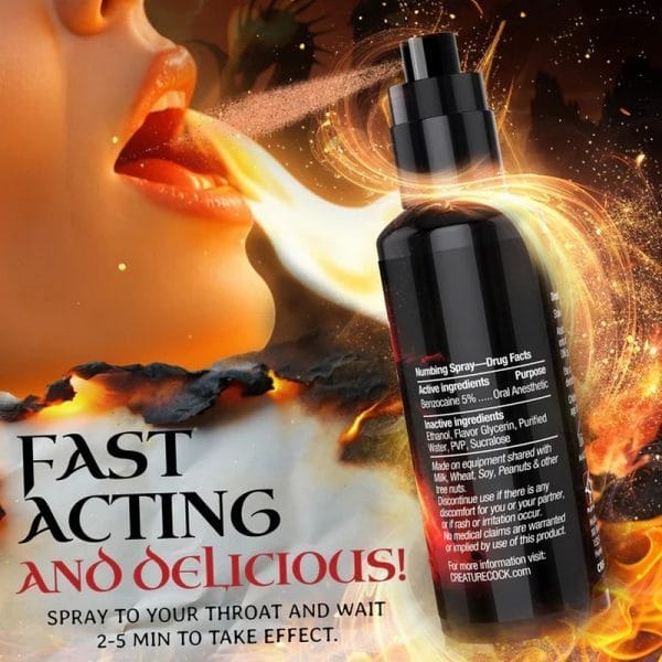 Creature Cocks oral sex spray Creature Cocks Deep Throat Numbing Spray