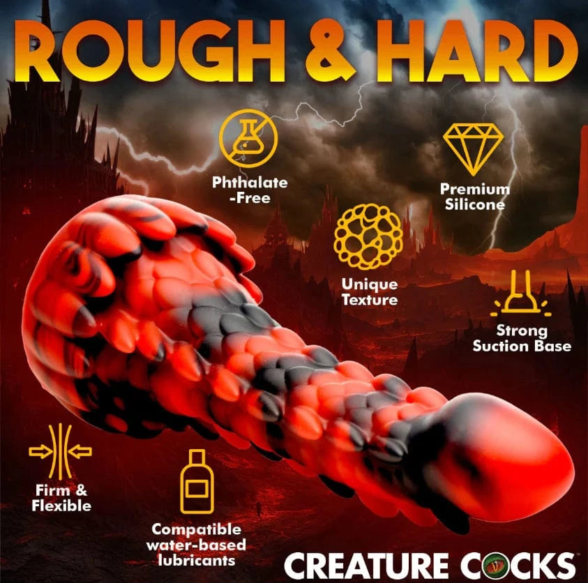 Creature Cocks Creature Cocks Demon Rising Scaly Dragon Dildo