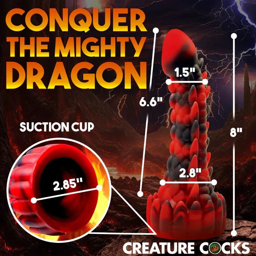 Creature Cocks Creature Cocks Demon Rising Scaly Dragon Dildo