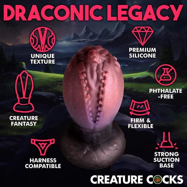 Creature Cocks Creature Cocks Dragon Hatch Silicone Egg