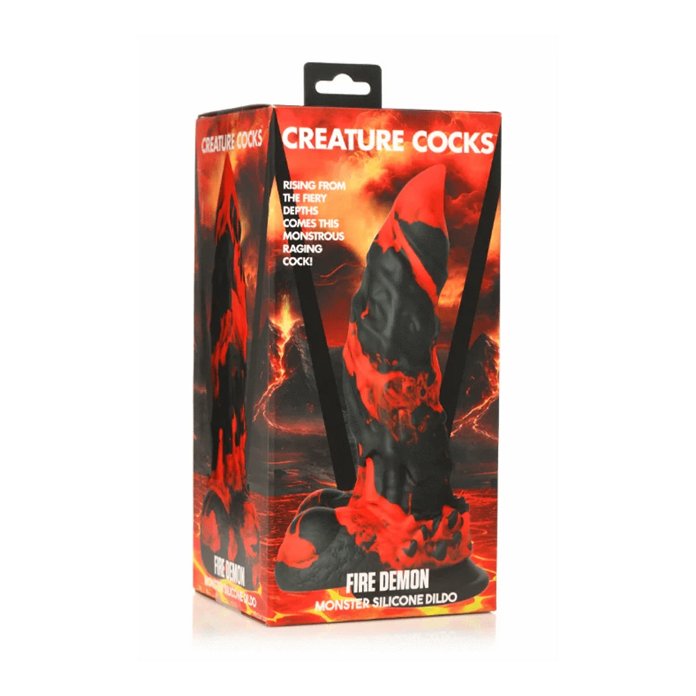 Creature Cocks Creature Cocks Fire Demon Monster Silicone Dildo